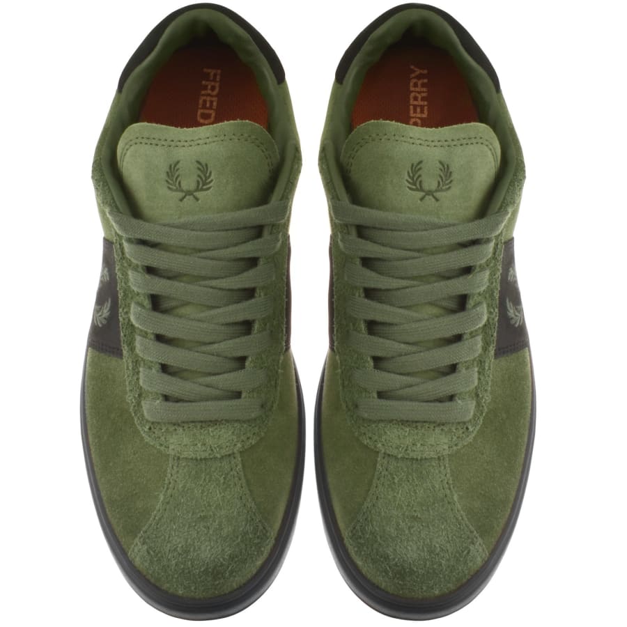 Fred Perry B4 Suede Trainers GreenFred Perry B4 Suede Trainers Green Male 6 40